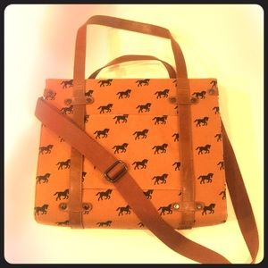 Horse print bag / briefcase from Modcloth